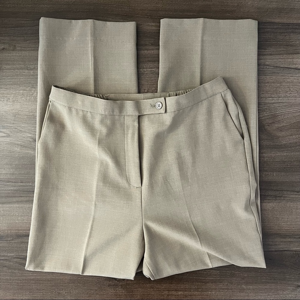 Vintage Tan High Waisted Trousers Pants - Picture 5 of 10